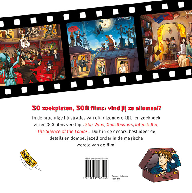 Achterkant van 300 films - Een kijk-en zoekboek voor echte filmfans