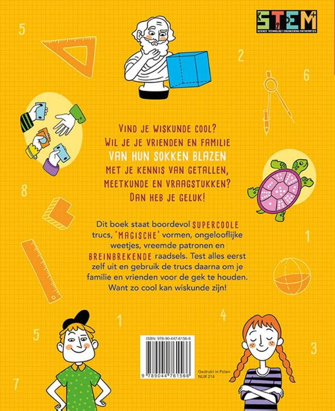 Achterkant van Zo cool is wiskunde