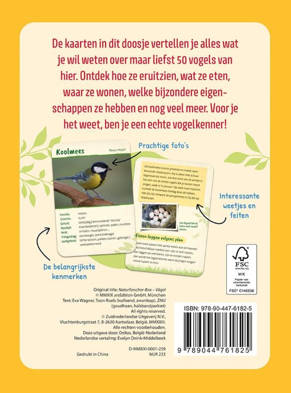 Achterkant van Vogels ontdekken en herkennen