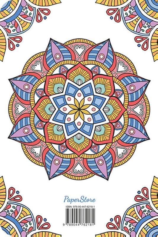Achterkant van Mandala Inspirations kleurboek