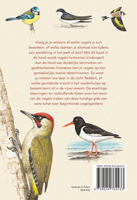 Achterkant van Veldgids - Vogels herkennen
