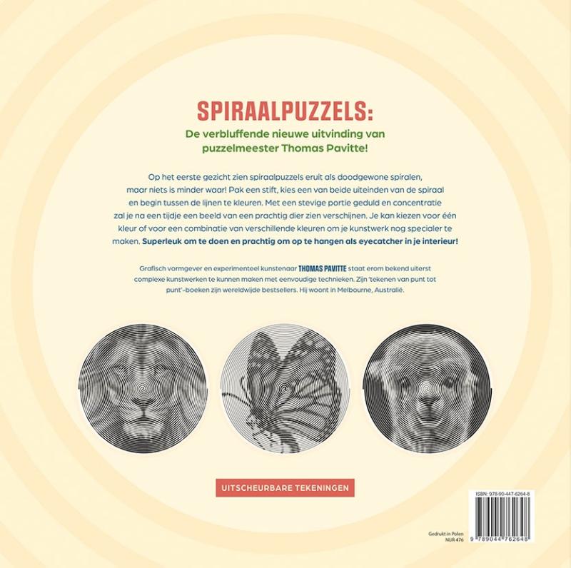 Achterkant van Magische spiraalpuzzels - Dieren