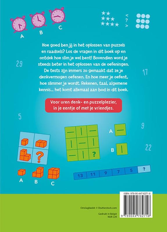 Achterkant van 7-9 jaar