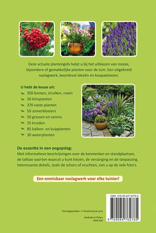 Achterkant van De complete tuinplantenwijzer