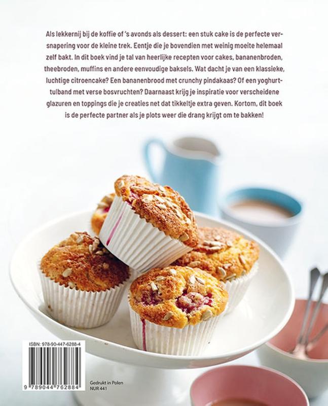 Achterkant van Lekker genieten van cake & gebak