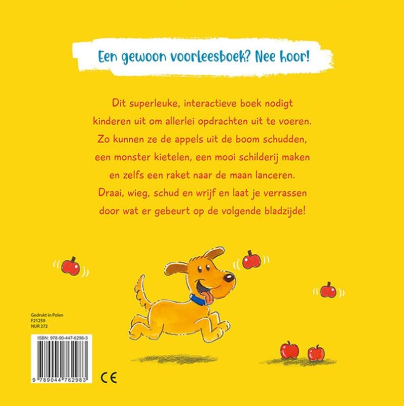 Achterkant van Schud eens aan de appelboom!