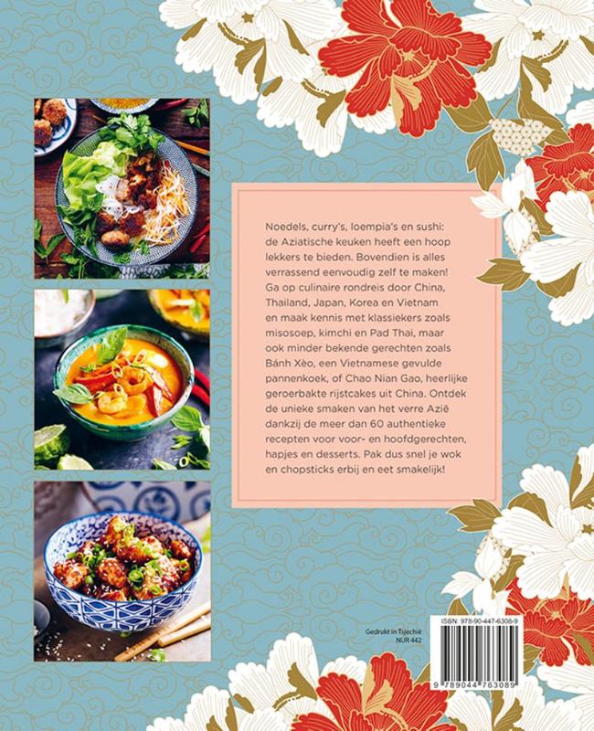Achterkant van Easy Asian Cooking