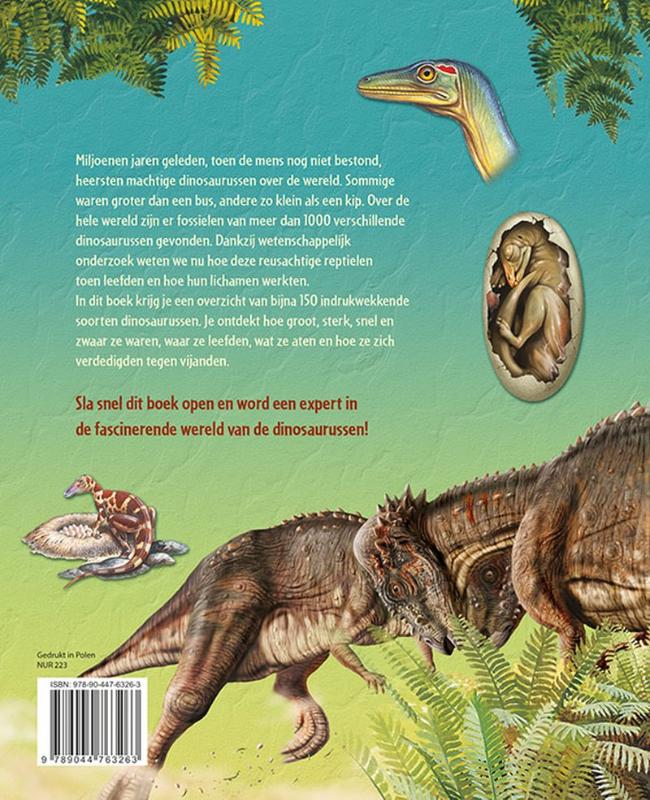 Achterkant van Dinosaurussen van A tot Z