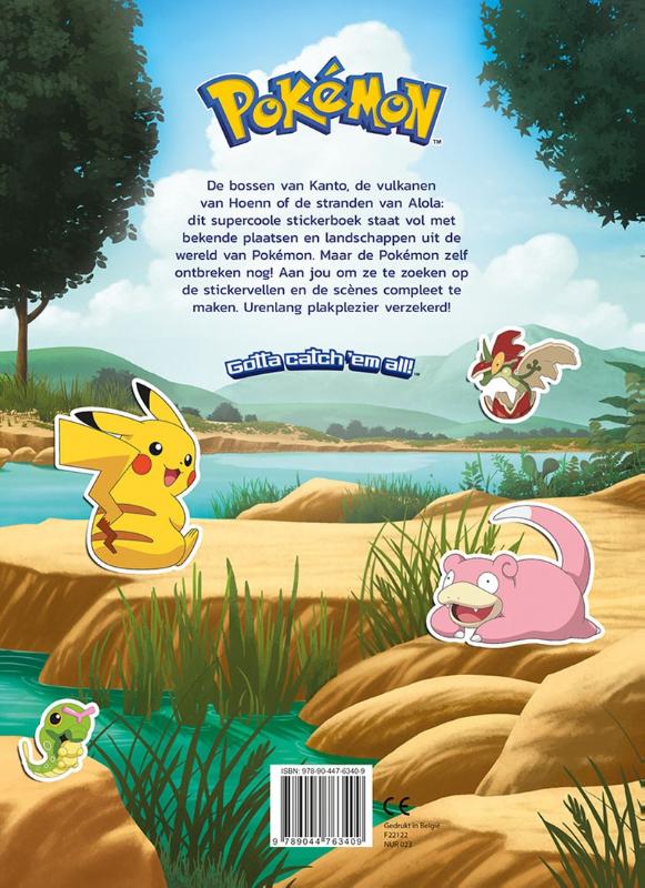 Achterkant van Pokémon Super Stickerpret