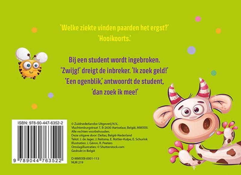 Achterkant van Het gigaleuke moppenboek voor kinderen