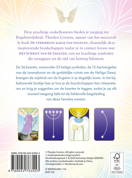Achterkant van Het schrift van de engelen