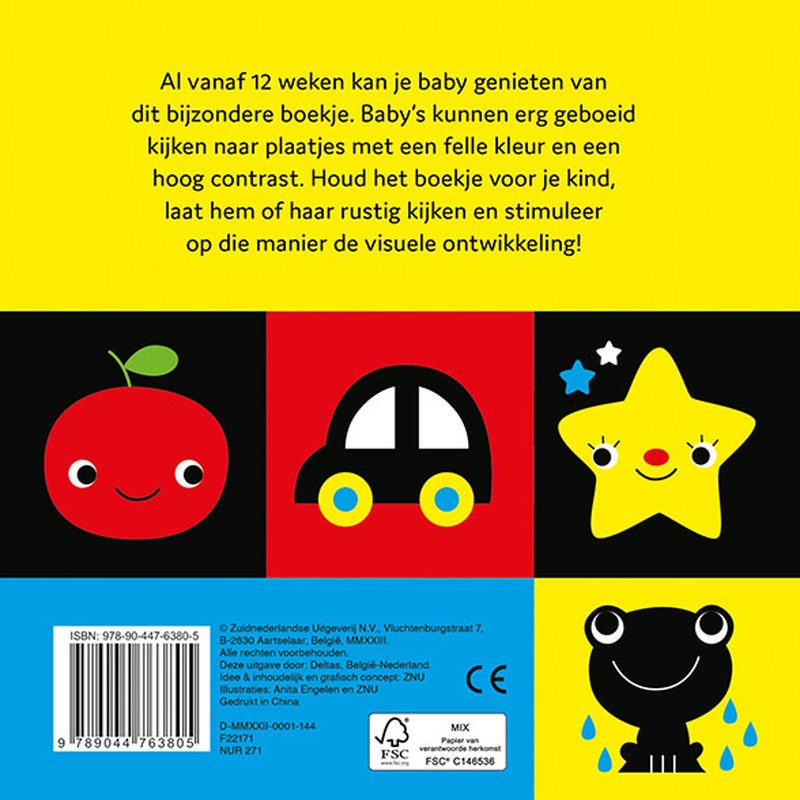 Achterkant van Baby's allerliefste kijkboekje