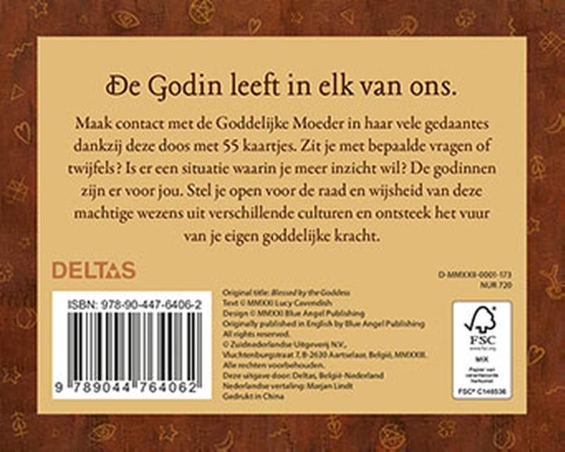 Achterkant van Vraag raad aan de godinnen