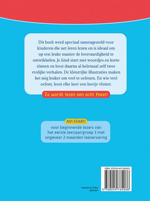 Achterkant van Eerste verhalen voor beginnende lezers