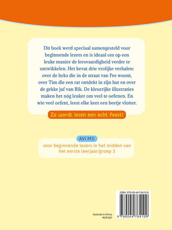 Achterkant van Leuke verhalen voor beginnende lezers