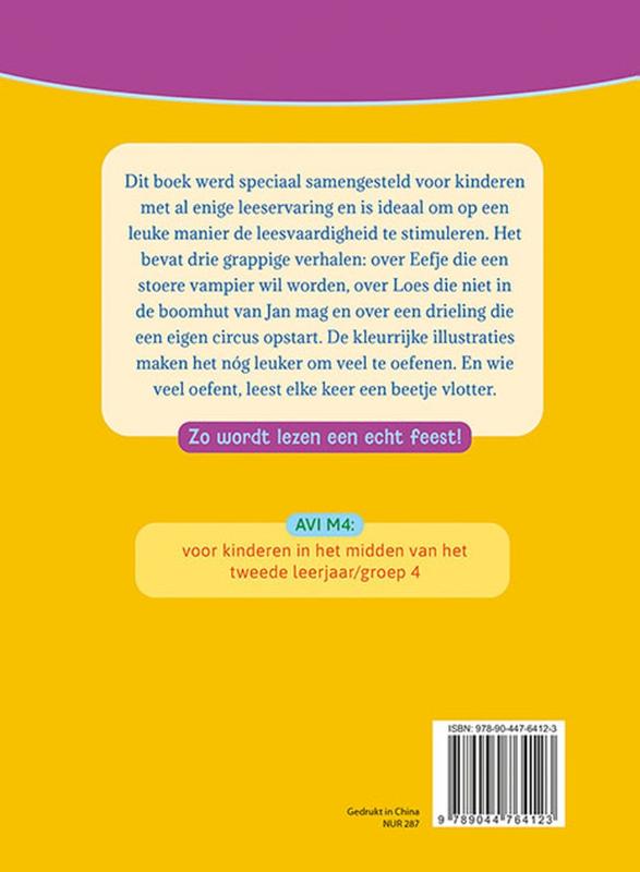 Achterkant van Leuke verhalen om zelf te lezen