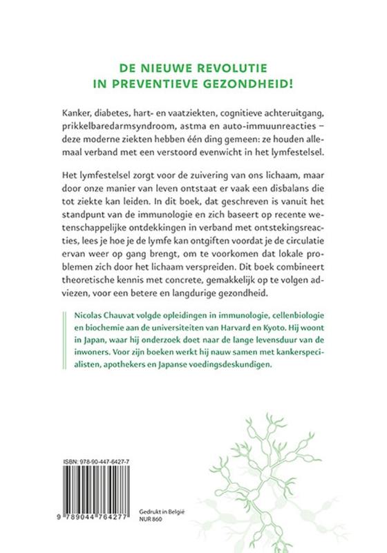 Achterkant van Lymfe ontgifting