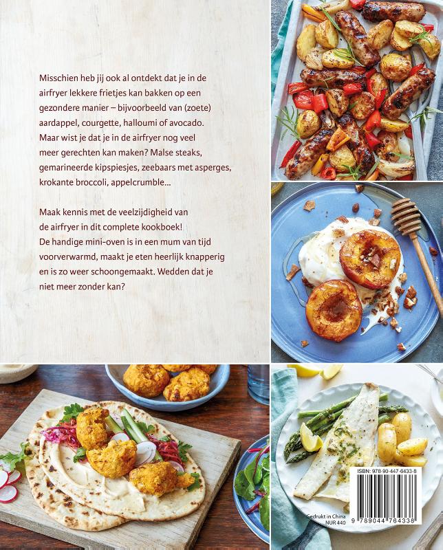 Achterkant van Lekker koken met de airfryer