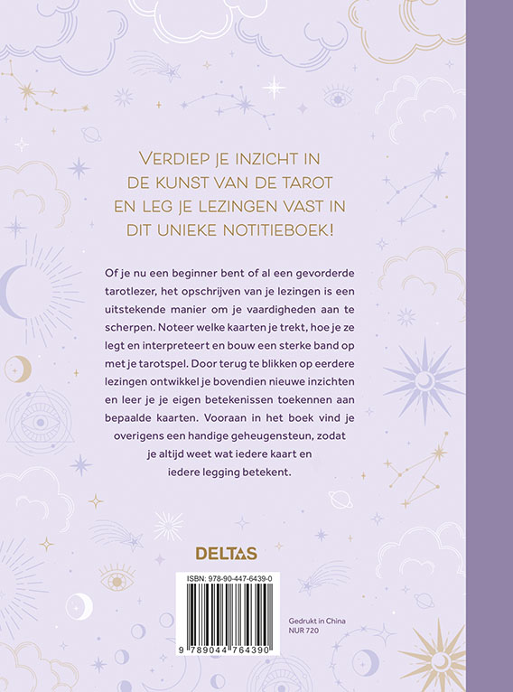 Achterkant van Mijn tarot journal