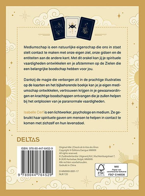 Achterkant van De wijsheid van de zielen - Boek en orakelkaarten