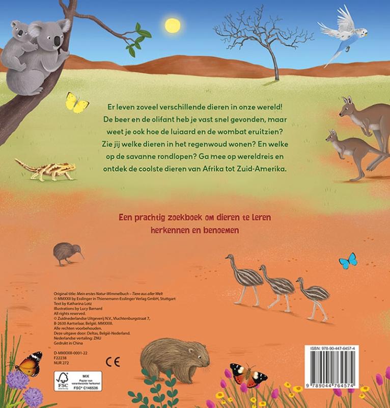 Achterkant van Dieren uit de hele wereld