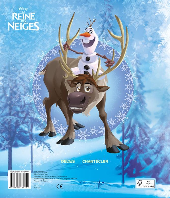 Achterkant van Disney Sticker Parade Frozen / Disney Sticker Parade Frozen - La Reine des Neiges