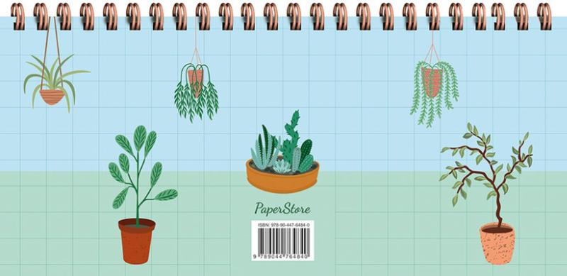 Achterkant van Weekplanner - Houseplants
