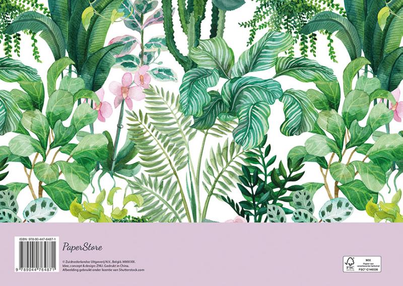 Achterkant van Familieplanner - Urban Jungle
