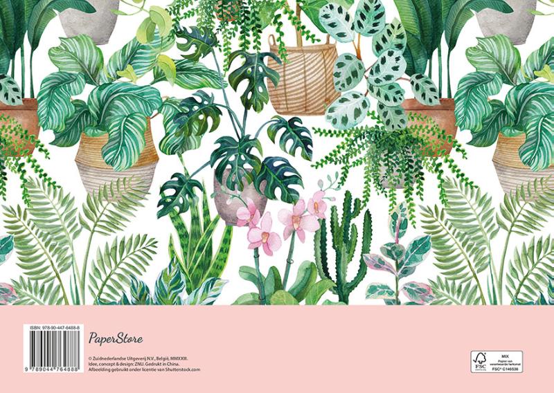 Achterkant van Weekplanner - Urban Jungle