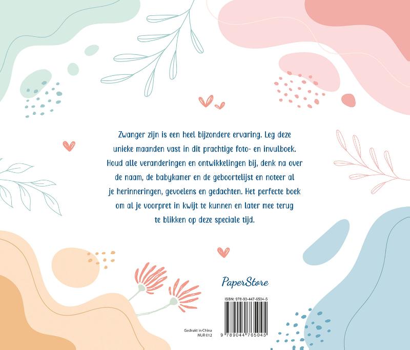 Achterkant van Mijn zwangerschap