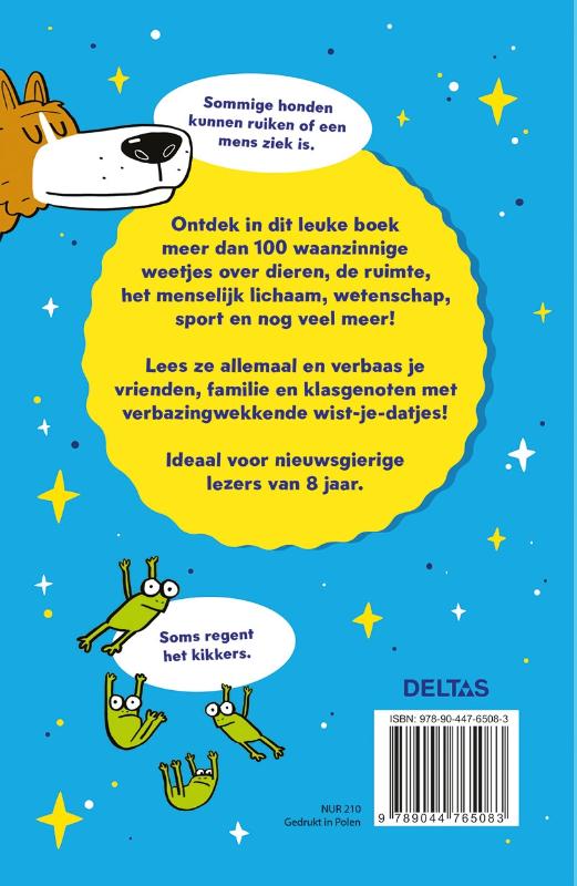 Achterkant van Waanzinnige weetjes voor kinderen van 8 jaar