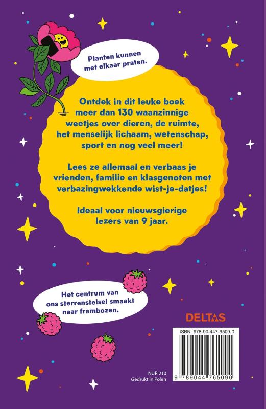 Achterkant van Waanzinnige weetjes voor kinderen van 9 jaar