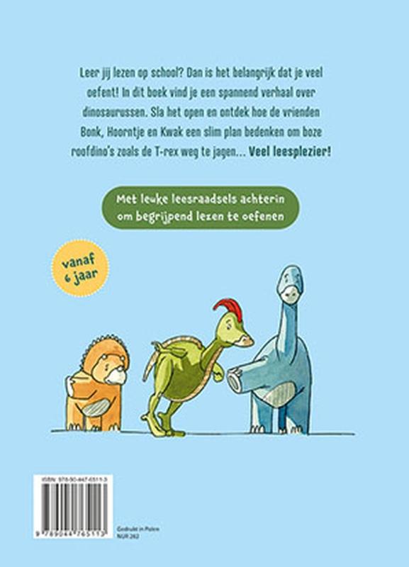 Achterkant van Mijn eerste dino leesboek