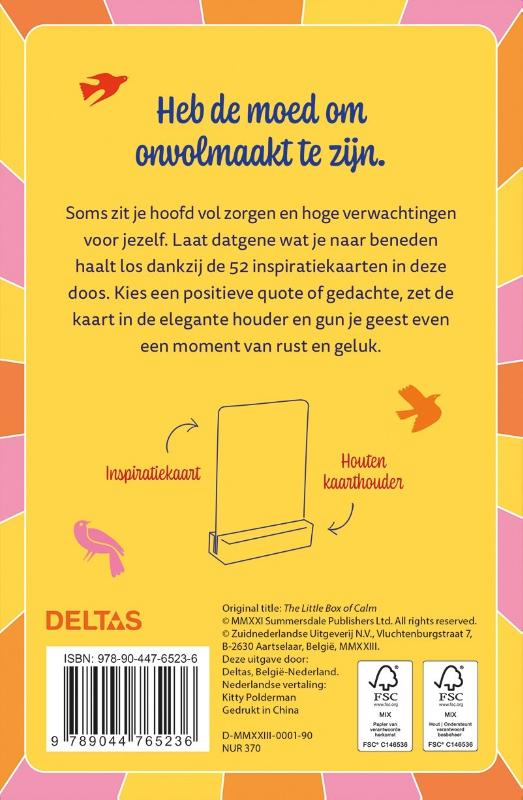 Achterkant van Laat het los