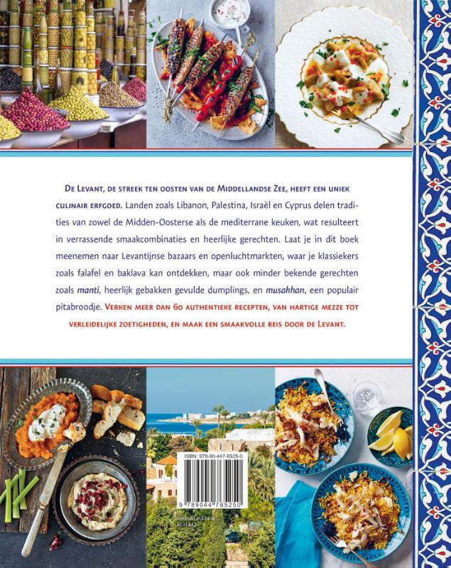 Achterkant van Levant van mezze tot baklava