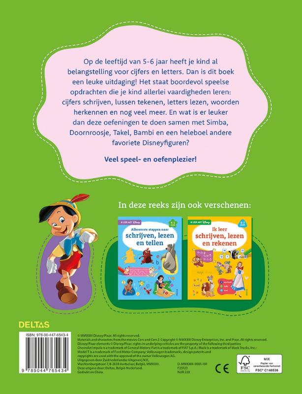 Achterkant van 5-6 jaar