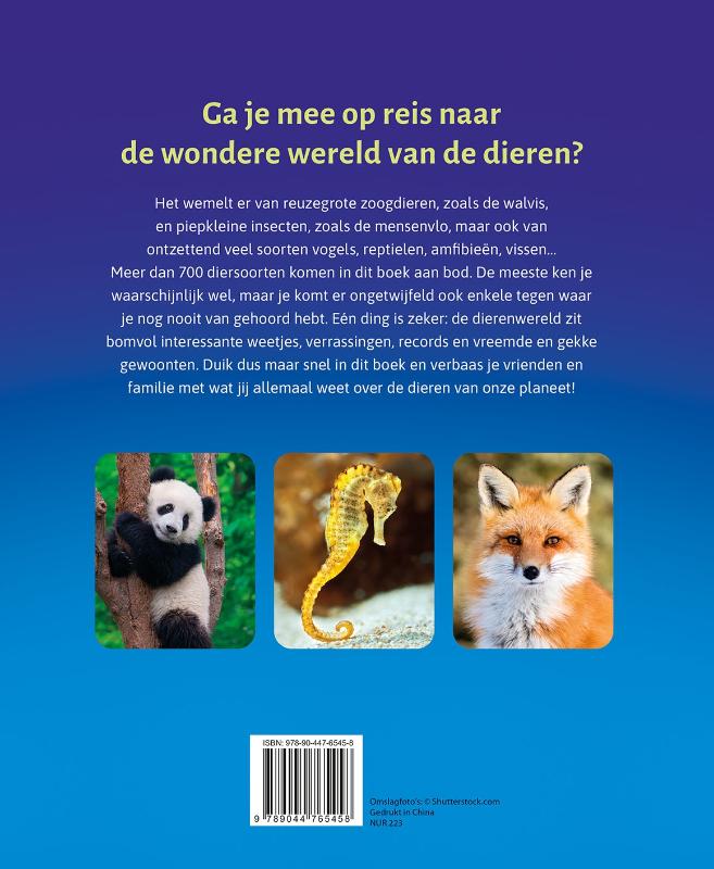 Achterkant van De grote junior dierenencyclopedie