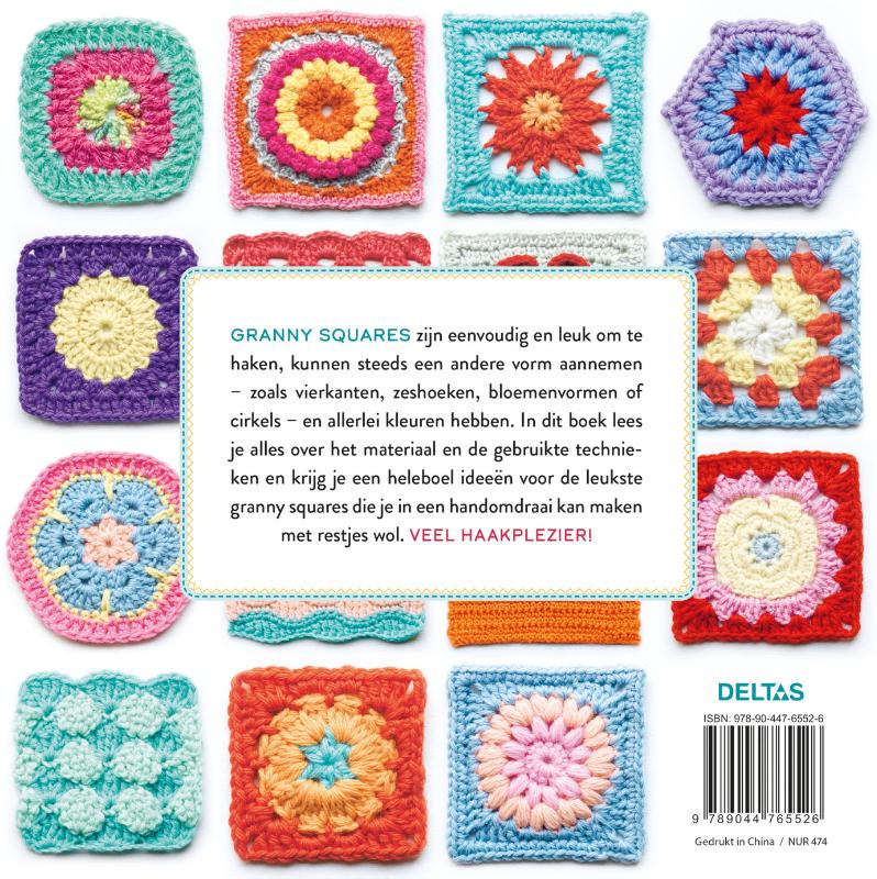 Achterkant van Compleet handboek granny squares