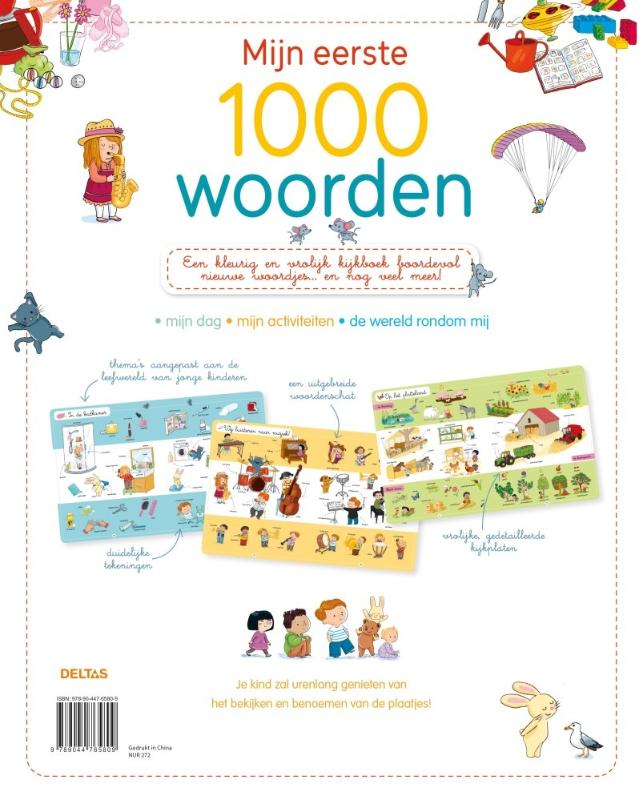 Achterkant van Mijn eerste 1000 woorden
