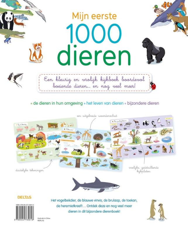 Achterkant van Mijn eerste 1000 dieren