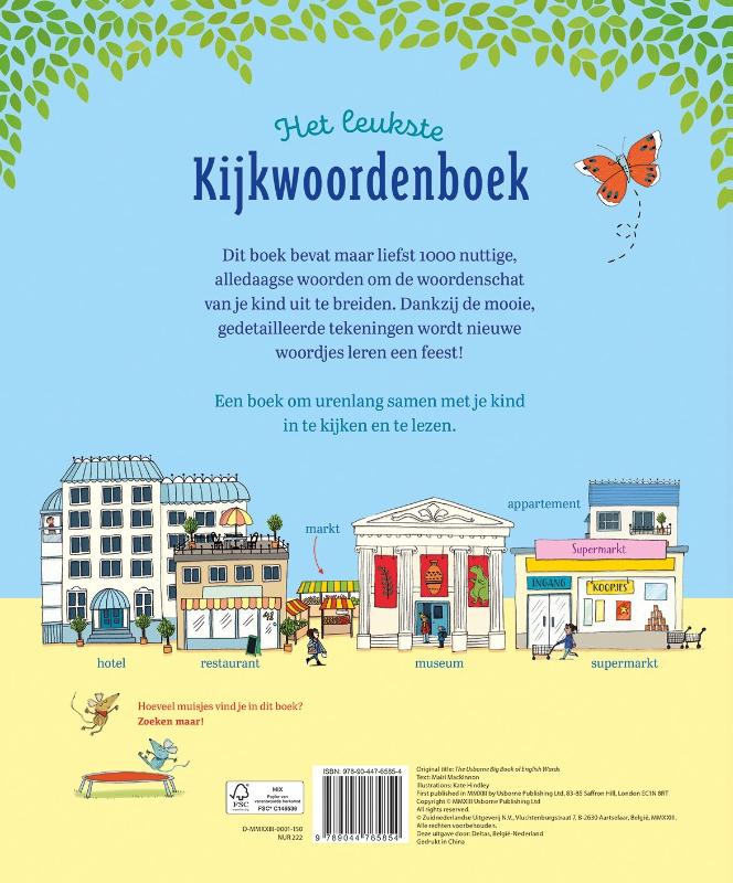 Achterkant van Het leukste kijkwoordenboek