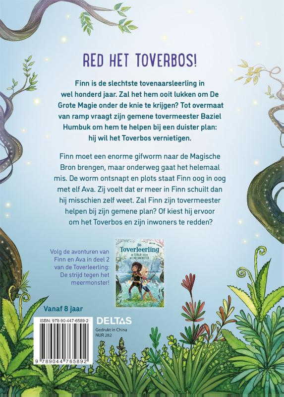 Achterkant van De vloek van de heksenmeester