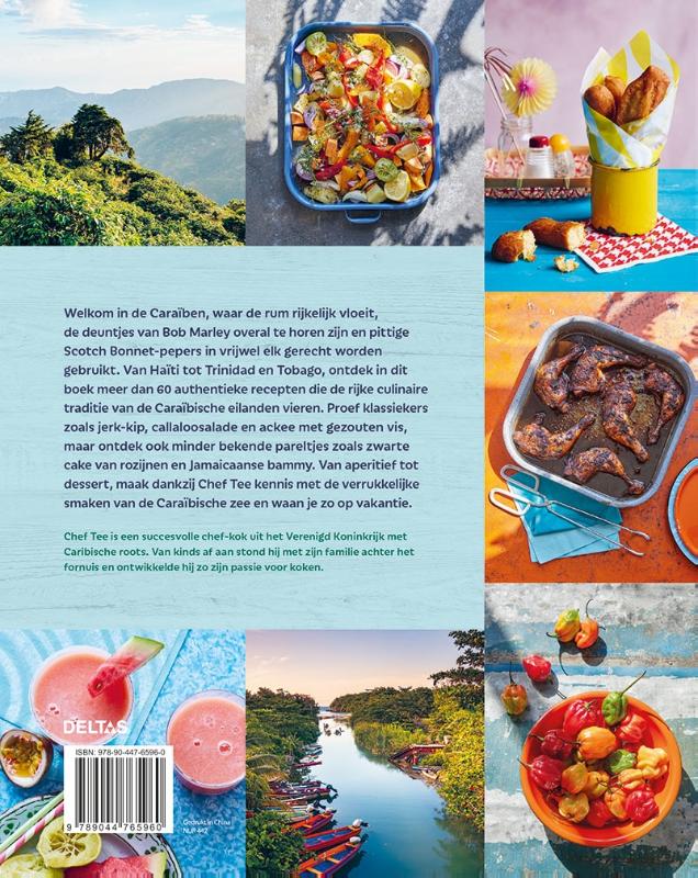 Achterkant van Lekker Caribisch koken