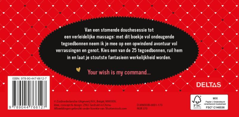 Achterkant van For lovers only 25 ondeugende tegoedbonnen