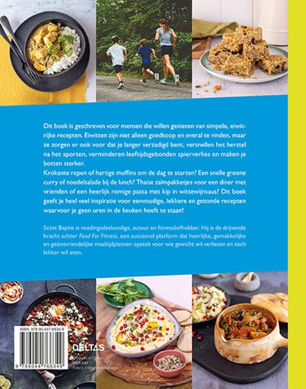 Achterkant van Het ultieme high protein kookboek