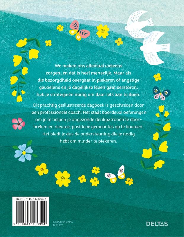Achterkant van Rust in je hoofd journal