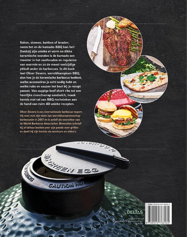 Achterkant van Het complete kamado barbecueboek
