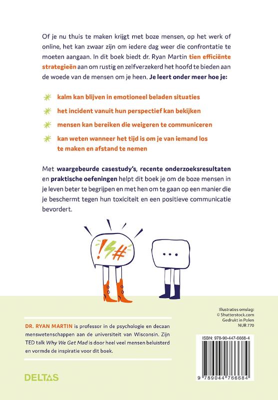 Achterkant van Omgaan met woede en agressie