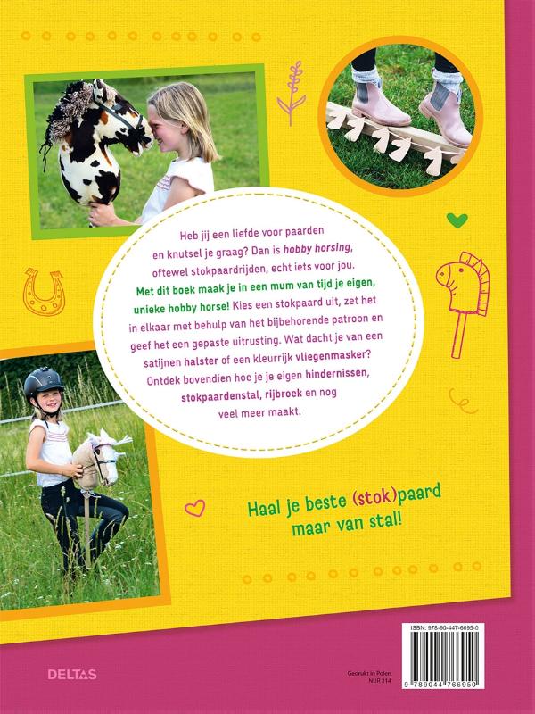 Achterkant van Hobby Horsing Het leukste knutselboek
