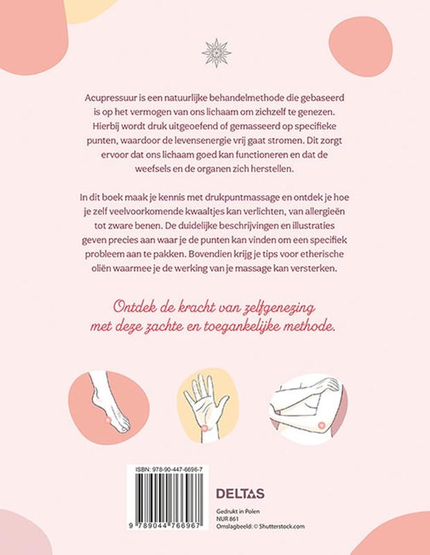 Achterkant van Praktisch handboek Acupressuur